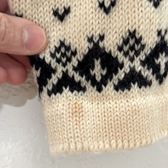 Disegna Men’s Norwegian D’Italia Alpine Pure Wool Sweater Size Small - Picture 10 of 12